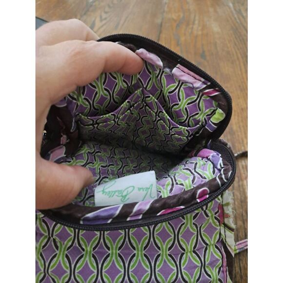 Vera Bradley Small Crossbody Bag Floral Quilted Purse READ Upcycle Project - Picture 9 of 12